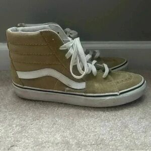 Vans Kids High-Top Sneakers - Tan